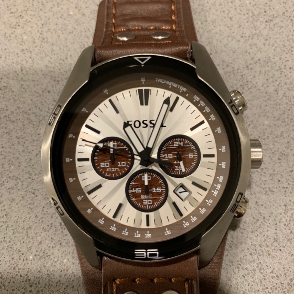 Fossil Mens watch. Like new, excellent condition